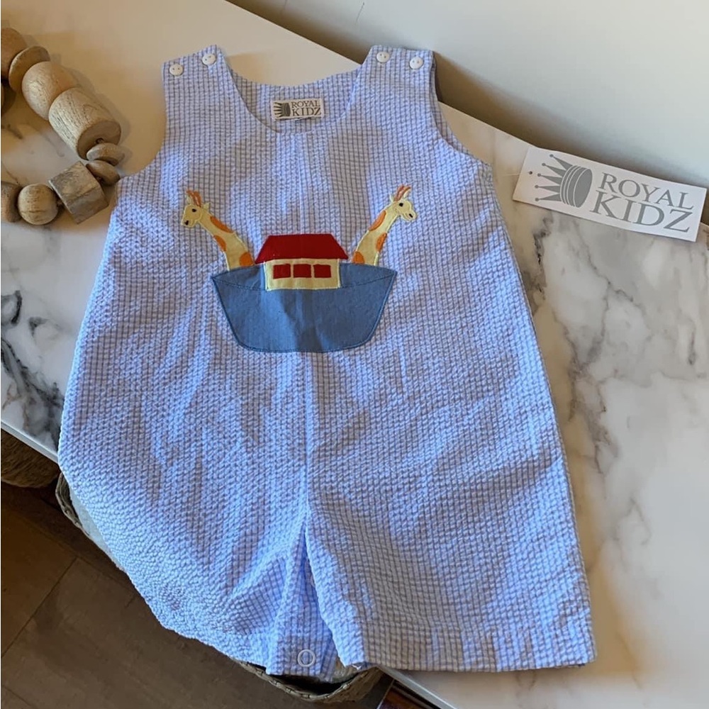 Royal Kidz Gingham Overall